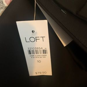 Brand new Loft dress pants with the tags   Black   Size 10